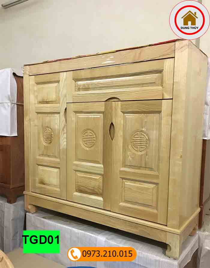 Tủ giầy dép gỗ công nghiệp 3 cánh TGD01