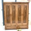 tủ gỗ quần áo 4 cánh gỗ hương xám TG06