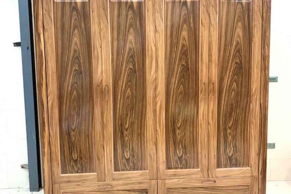 tủ gỗ quần áo 4 cánh gỗ hương xám TG06