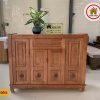 tủ giầy dép 4 cánh gỗ sồi Nga TGD02