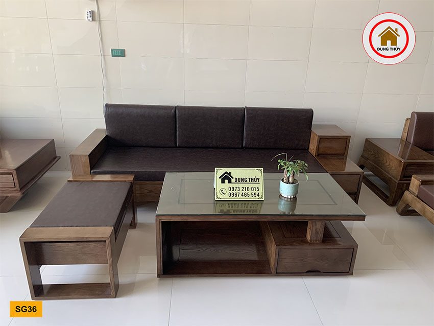 bộ ghế sofa 3 ngăn kéo SG36 đẹp