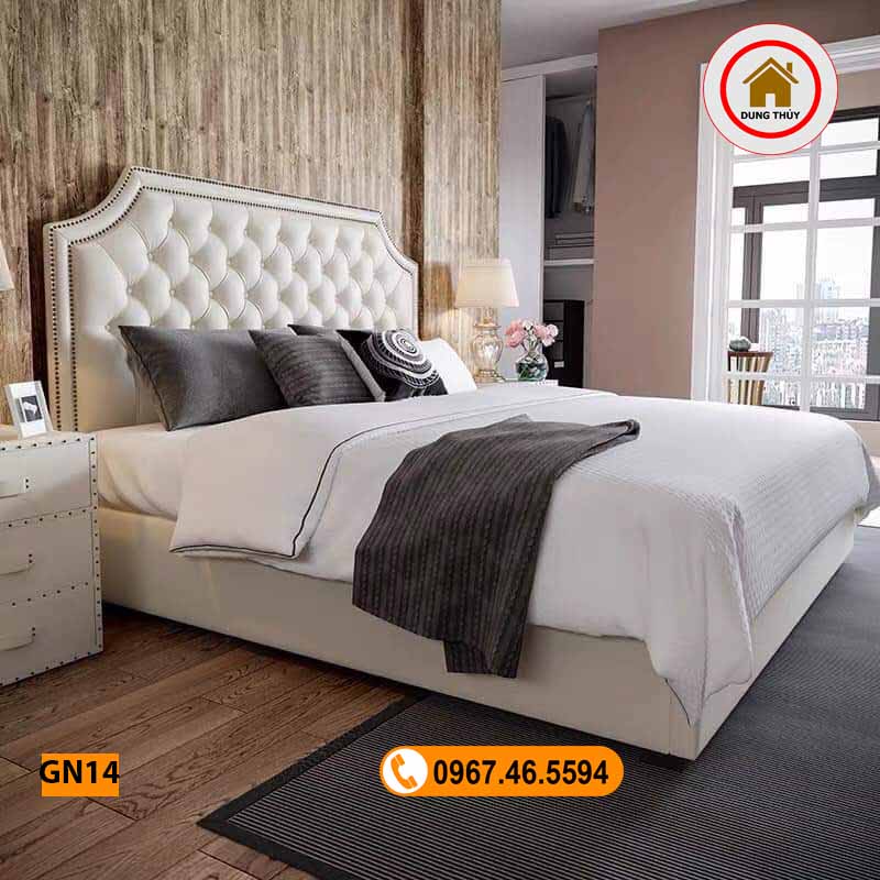 giường ngủ gỗ công nghiệp GN14
