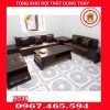 Bộ ghế sofa 2 văng chân quỳ chữ U gỗ sồi Nga SG39