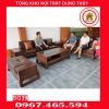 Bộ ghế sofa 2 văng chân quỳ chữ U gỗ sồi Nga SG39