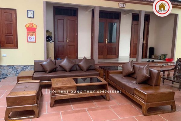 bộ sofa 2 văng chân quỳ SG39 tốt