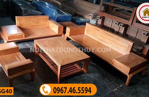 bộ bàn ghế gỗ phong cách hiện đại SG40