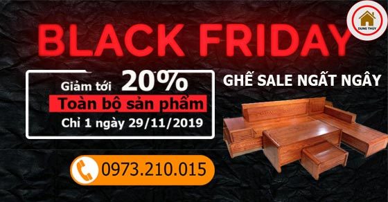 Black Friday Ghế sale ngất ngây