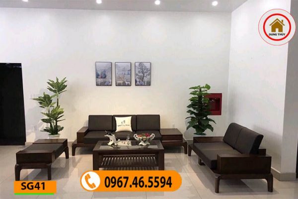 kê bàn ghế gỗ phòng khách