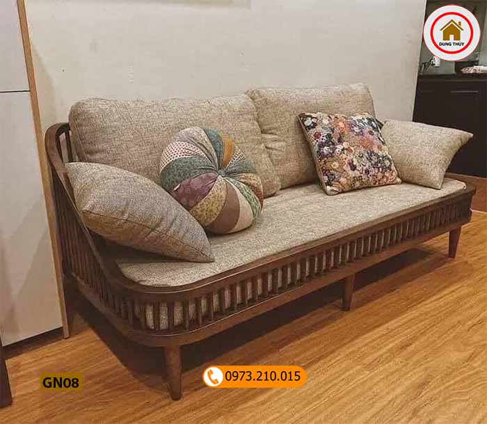 bàn ghế gỗ cho phòng khách nhỏ gọn