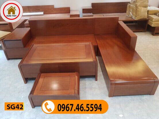 mẫu bàn ghế gỗ mới nhất SG42