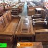 Bộ ghế đối tay cong gỗ hương xám GT31