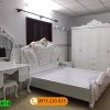 Giường ngủ cung điện gỗ công nghiệp GN16