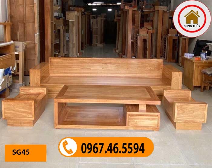 những bộ bàn ghế gỗ đẹp nhất SG45