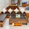 sofa chân cuốn gỗ hương xám SG44