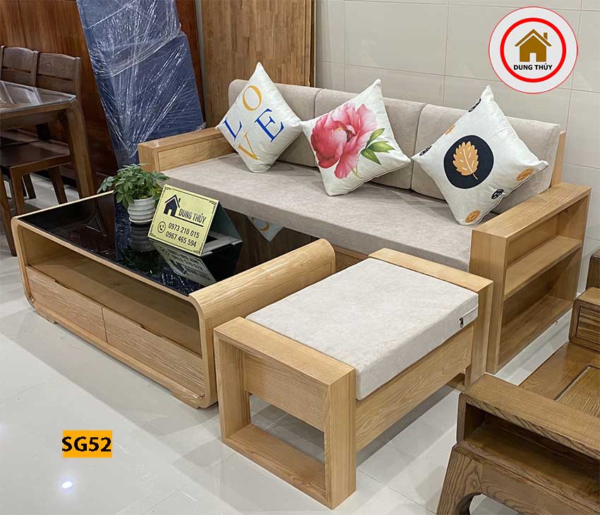 bộ ghế sofa SG52 kèm gối