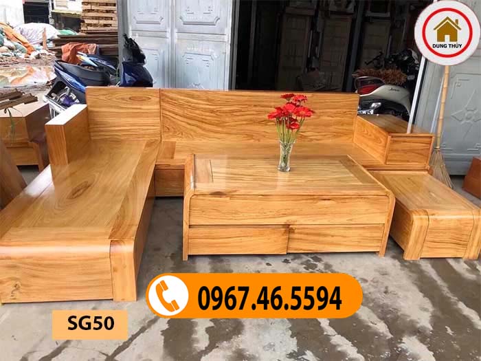 bàn ghế gỗ phòng khách cao cấp đẹp nhất hiện nay SG50