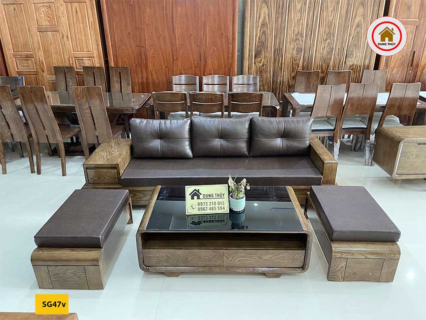 ghe sofa vang cuon SG47v