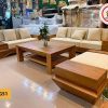 sofa 2 văng chân thuyền đẹp SG51