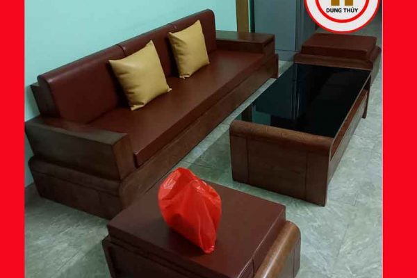 Bộ ghế sofa văng chân cuốn gỗ sồi Nga SG47v