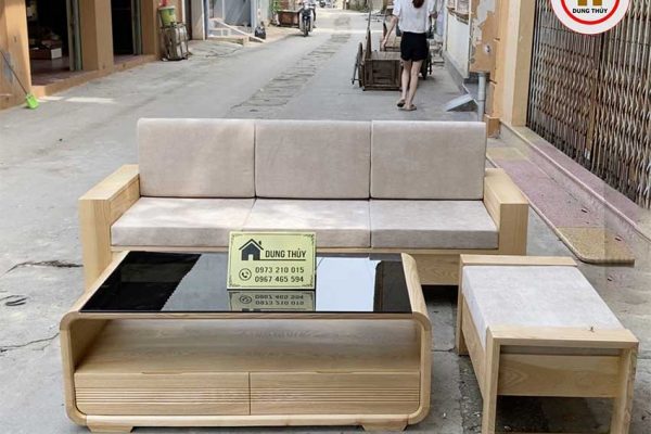 bàn ghế gỗ cho phòng khách giá dưới 10 triệu