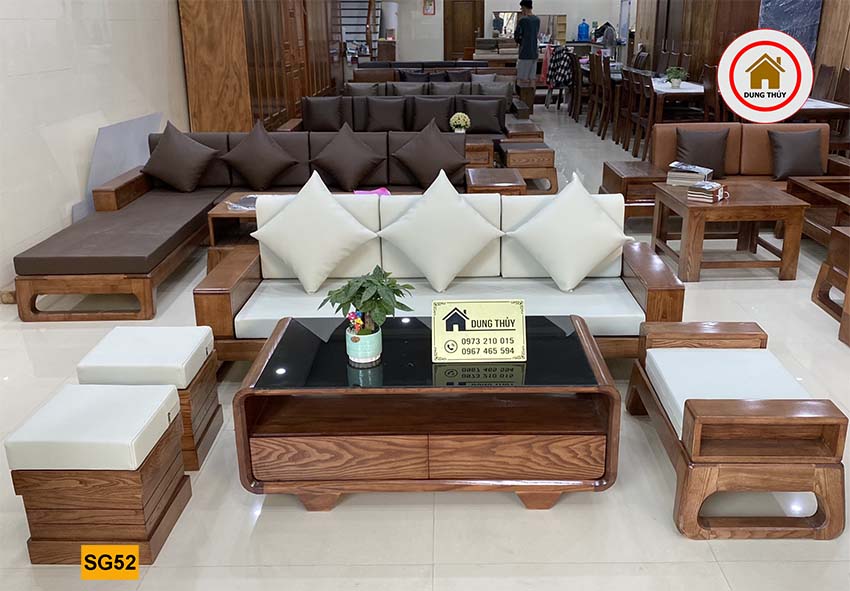 sofa văng nhỏ gọn SG52 nét