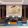 Bộ bàn ghế sofa 2 tay gỗ hương xám SG58