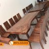 mẫu bàn ăn đẹp bằng gỗ tự nhiên