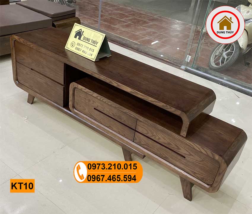 kệ tivi gỗ sồi Nga KT10
