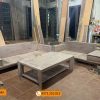 Bộ ghế sofa 2 văng chân oải gỗ óc chó Bắc Mỹ SG59