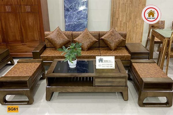 bộ ghế sofa chân quỳ SG61 đẹp