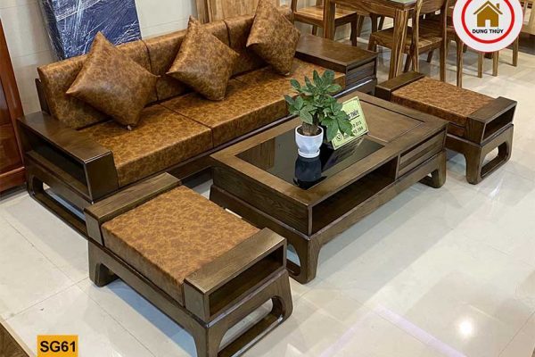 bộ ghế sofa chân quỳ SG61 đẹp