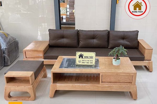 sofa văng chân quỳ SG61v tự nhiên