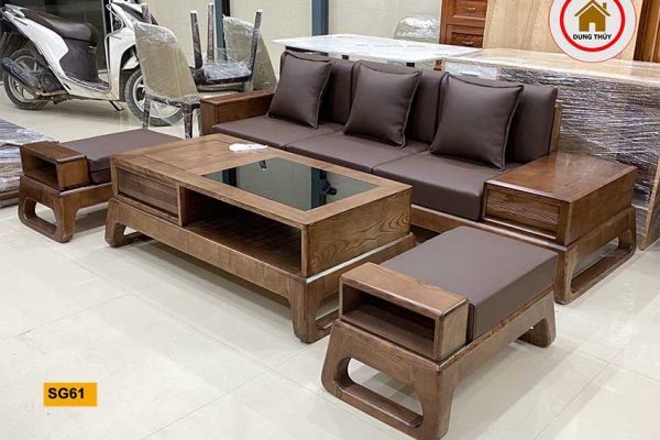 sofa văng chân quỳ SG61 đẹp