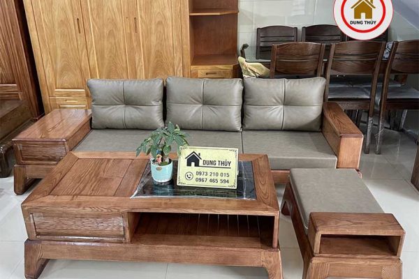 sofa văng chân quỳ SG61v da