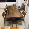 bàn ăn gỗ tự nhiên dài 1m8