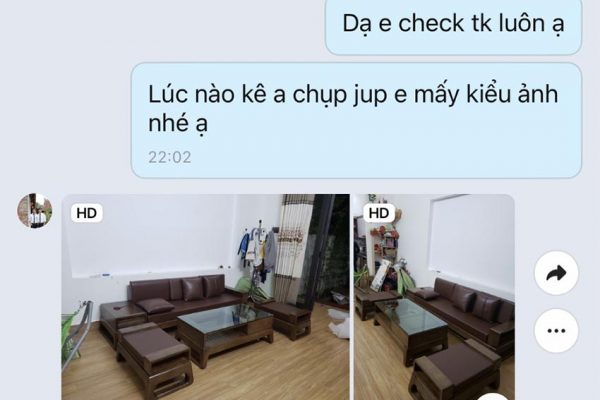 feedback ghế sofa SG61v