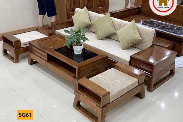 sofa chân quỳ SG61 4 món