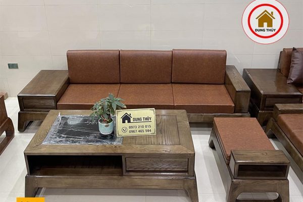 sofa văng chân quỳ SG61v da