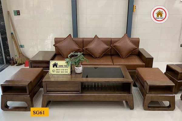 sofa văng đẹp chân quỳ SG61