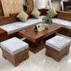ghế sofa gỗ xoan đào nguyên khối SG66