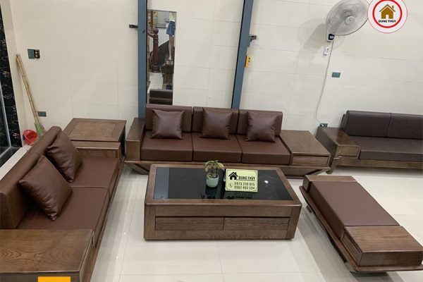 sofa 2 văng chân thuyền SG673