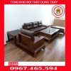 Bộ ghế sofa 2 văng hình đùi gà gỗ sồi Nga SG68