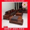 Bộ ghế sofa 2 văng hình đùi gà gỗ sồi Nga SG68