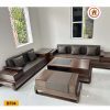 Bộ ghế sofa 2 văng hình đùi gà gỗ sồi Nga SG68