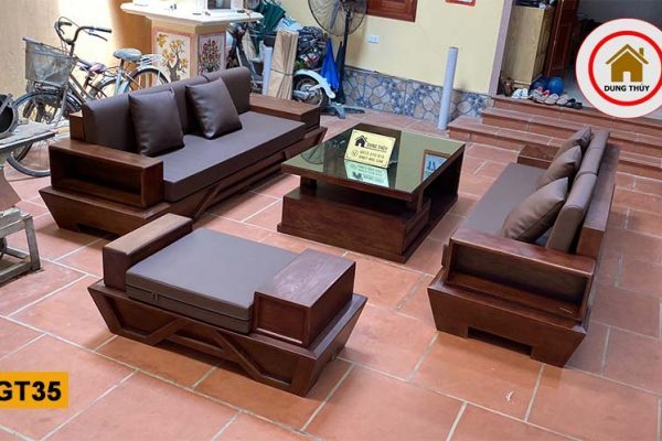 bộ ghế đối gỗ sồi Nga GT35 xịn