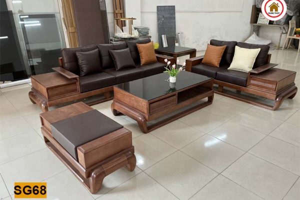 bộ sofa 2 văng đùi gà SG68