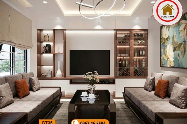 Bộ ghế đối chân thuyền gỗ sồi Nga GT35