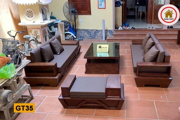 bộ ghế đối gỗ sồi Nga GT35 xịn