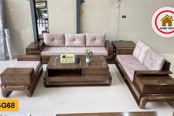 sofa 2 văng đùi gà SG68 đẹp