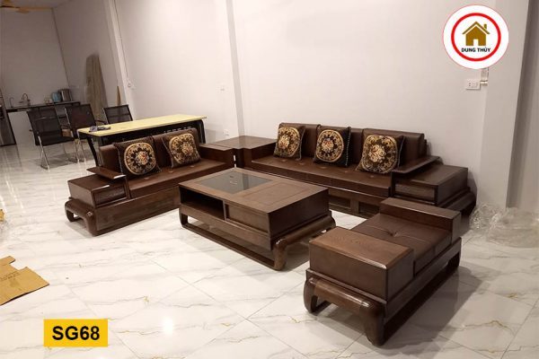 sofa đùi gà 2 văng SG68 đẹp